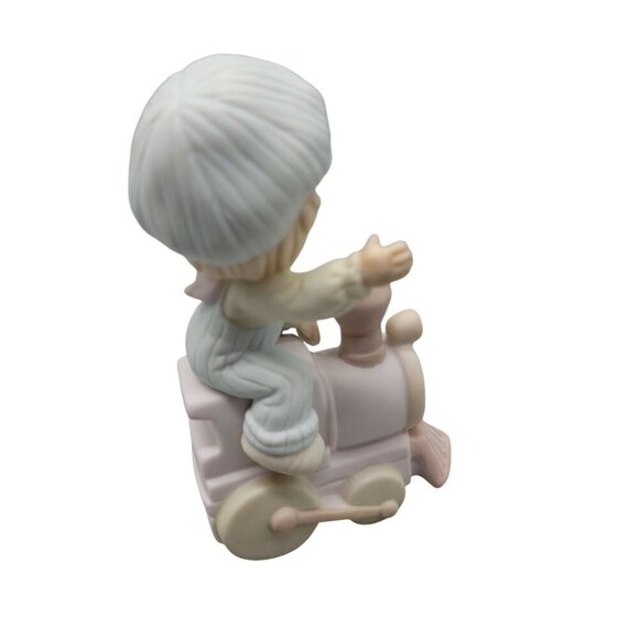 Ensco Prescious Moments All Aboard Birthday Club 1992 4.25" B0007 Indonesia - Picture 6 of 8